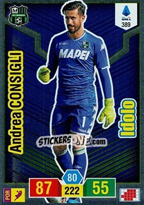 Cromo Andrea Consigli - Calciatori 2019-2020. Adrenalyn XL - Panini