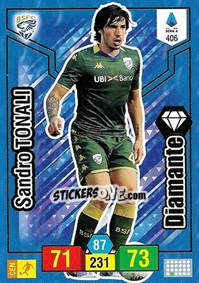 Sticker Sandro Tonali - Calciatori 2019-2020. Adrenalyn XL - Panini