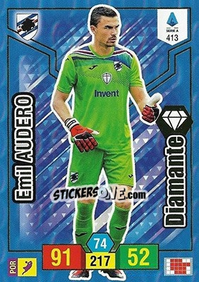 Sticker Emil Audero - Calciatori 2019-2020. Adrenalyn XL n. 413 - Panini