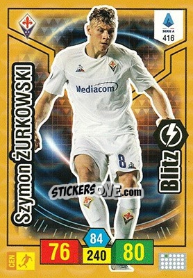 Cromo Szymon Żurkowski - Calciatori 2019-2020. Adrenalyn XL - Panini