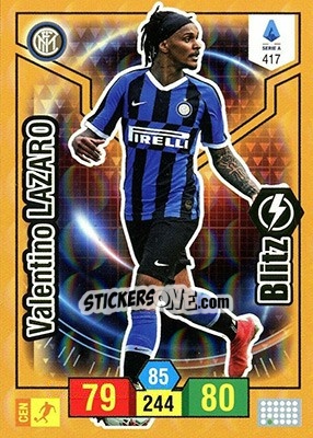 Cromo Valentino Lazaro - Calciatori 2019-2020. Adrenalyn XL - Panini