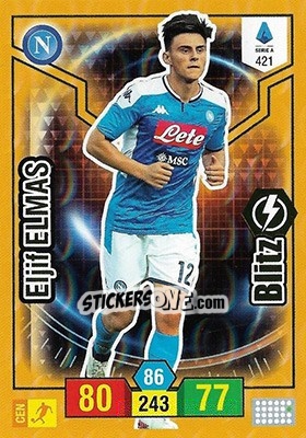 Sticker Eljif Elmas - Calciatori 2019-2020. Adrenalyn XL n. 421 - Panini