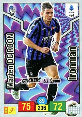 Sticker Marten de Roon - Calciatori 2019-2020. Adrenalyn XL n. 424 - Panini