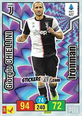 Sticker Giorgio Chiellini - Calciatori 2019-2020. Adrenalyn XL - Panini