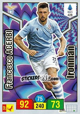 Sticker Francesco Acerbi - Calciatori 2019-2020. Adrenalyn XL n. 428 - Panini