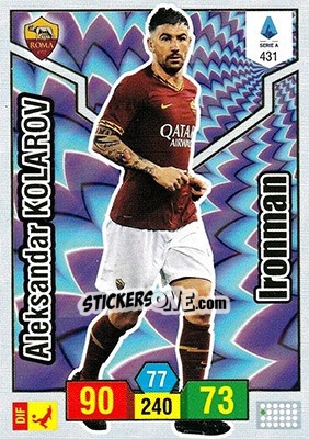 Sticker Aleksandar Kolarov - Calciatori 2019-2020. Adrenalyn XL n. 431 - Panini