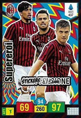 Figurina Alta Tensione - Calciatori 2019-2020. Adrenalyn XL - Panini