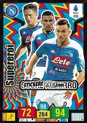 Figurina Cuore Azzurro - Calciatori 2019-2020. Adrenalyn XL - Panini