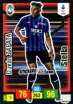 Sticker Duván Zapata - Calciatori 2019-2020. Adrenalyn XL n. 444 - Panini