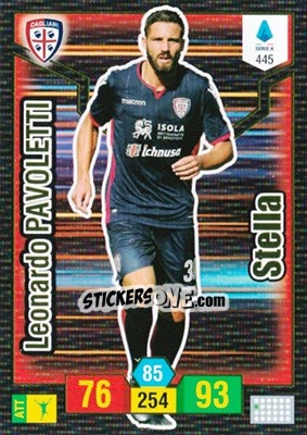 Figurina Leonardo Pavoletti - Calciatori 2019-2020. Adrenalyn XL - Panini