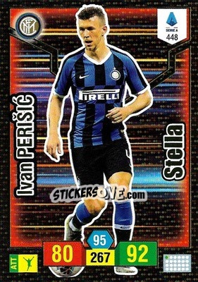 Sticker Ivan Perišic - Calciatori 2019-2020. Adrenalyn XL n. 448 - Panini