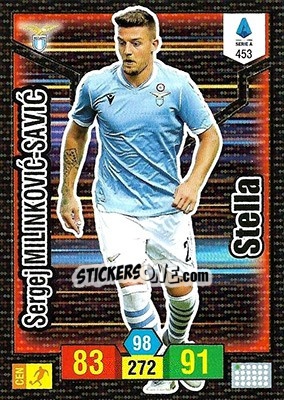 Sticker Sergej Milinkovic-Savic - Calciatori 2019-2020. Adrenalyn XL n. 453 - Panini