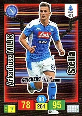 Sticker Arkadiusz Milik - Calciatori 2019-2020. Adrenalyn XL n. 459 - Panini