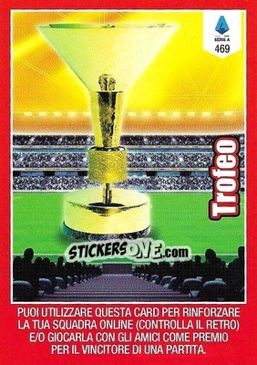 Sticker Trofeo - Calciatori 2019-2020. Adrenalyn XL n. 469 - Panini