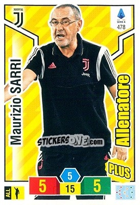 Sticker Maurizio Sarri - Calciatori 2019-2020. Adrenalyn XL - Panini