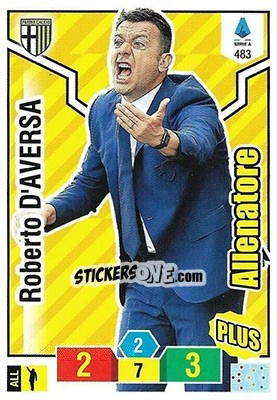 Figurina Roberto D'Aversa - Calciatori 2019-2020. Adrenalyn XL - Panini