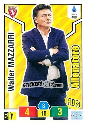 Cromo Walter Mazzarri - Calciatori 2019-2020. Adrenalyn XL - Panini