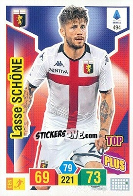 Sticker Lasse Schöne - Calciatori 2019-2020. Adrenalyn XL n. 494 - Panini