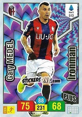 Sticker Gary Medel - Calciatori 2019-2020. Adrenalyn XL n. 513 - Panini