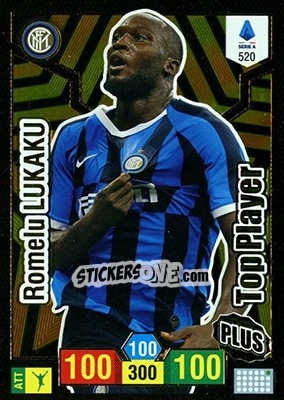 Sticker Romelu Lukaku - Calciatori 2019-2020. Adrenalyn XL n. 520 - Panini