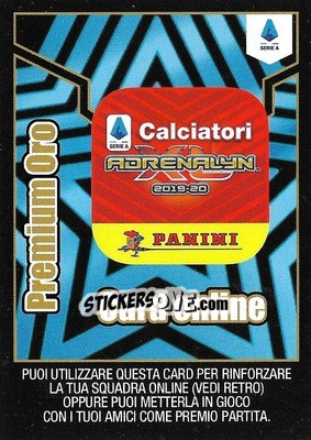 Sticker Card 200 Coins - Calciatori 2019-2020. Adrenalyn XL n. OL-200 - Panini