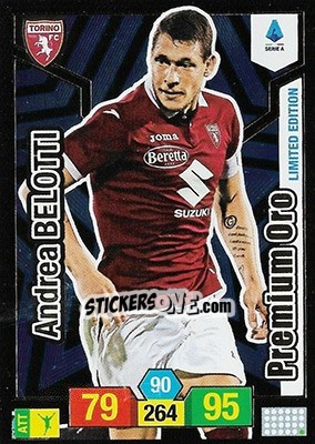 Sticker Andrea Belotti - Calciatori 2019-2020. Adrenalyn XL n. LE-ABE - Panini