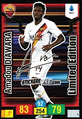 Figurina Amadou Diawara - Calciatori 2019-2020. Adrenalyn XL - Panini