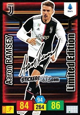 Sticker Aaron Ramsey - Calciatori 2019-2020. Adrenalyn XL n. LE-ARA - Panini