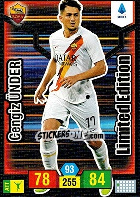 Sticker Cengiz Ünder - Calciatori 2019-2020. Adrenalyn XL n. LE-CU - Panini
