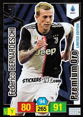 Sticker Federico Bernardeschi - Calciatori 2019-2020. Adrenalyn XL n. LE-FB - Panini