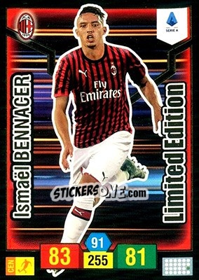 Sticker Ismaël Bennacer - Calciatori 2019-2020. Adrenalyn XL - Panini