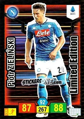 Sticker Piotr Zieliński - Calciatori 2019-2020. Adrenalyn XL n. LE-PZ - Panini