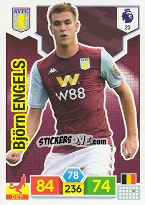 Sticker Björn Engels - English Premier League 2019-2020. Adrenalyn XL n. 23 - Panini