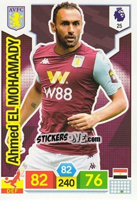Sticker Ahmed El Mohamady - English Premier League 2019-2020. Adrenalyn XL n. 25 - Panini