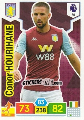 Sticker Conor Hourihane - English Premier League 2019-2020. Adrenalyn XL n. 30 - Panini
