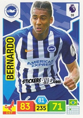 Figurina Bernardo - English Premier League 2019-2020. Adrenalyn XL - Panini