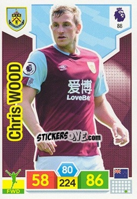 Cromo Chris Wood - English Premier League 2019-2020. Adrenalyn XL - Panini