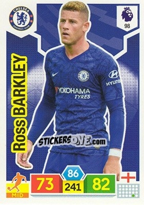 Sticker Ross Barkley - English Premier League 2019-2020. Adrenalyn XL - Panini