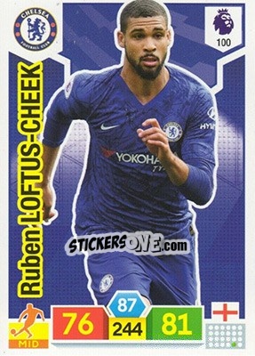 Sticker Ruben Loftus-Cheek - English Premier League 2019-2020. Adrenalyn XL n. 100 - Panini