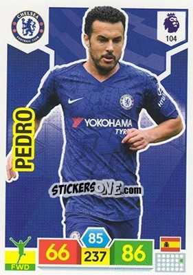 Sticker Pedro Rodriguez - English Premier League 2019-2020. Adrenalyn XL n. 104 - Panini