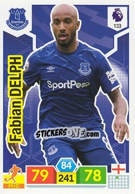 Sticker Fabian Delph - English Premier League 2019-2020. Adrenalyn XL - Panini