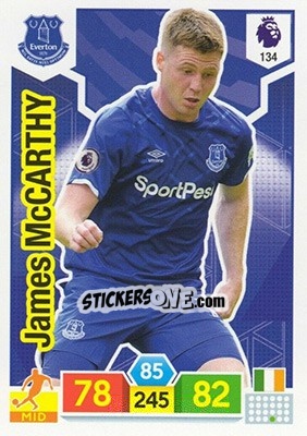 Sticker James McCarthy - English Premier League 2019-2020. Adrenalyn XL - Panini