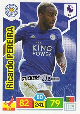 Sticker Ricardo Pereira - English Premier League 2019-2020. Adrenalyn XL - Panini