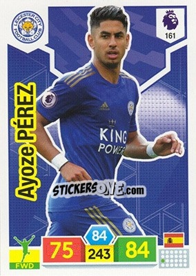 Sticker Ayoze Pérez - English Premier League 2019-2020. Adrenalyn XL n. 161 - Panini