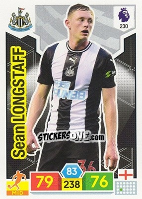 Cromo Sean Longstaff - English Premier League 2019-2020. Adrenalyn XL - Panini