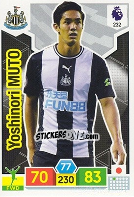 Sticker Yoshinori Muto - English Premier League 2019-2020. Adrenalyn XL - Panini