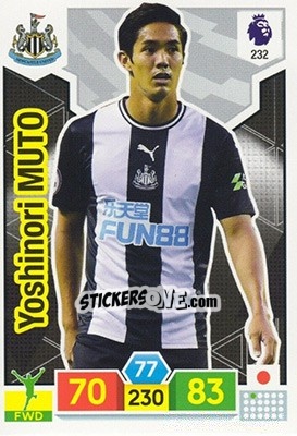 Sticker Yoshinori Muto - English Premier League 2019-2020. Adrenalyn XL n. 232 - Panini