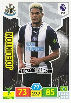Sticker Joelinton - English Premier League 2019-2020. Adrenalyn XL n. 233 - Panini