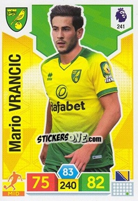 Cromo Mario Vrancic - English Premier League 2019-2020. Adrenalyn XL n. 241 - Panini