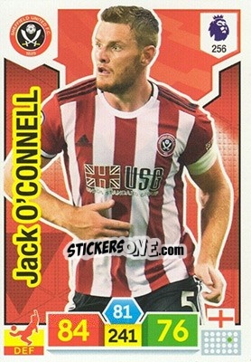 Sticker Jack O'Connell - English Premier League 2019-2020. Adrenalyn XL n. 256 - Panini